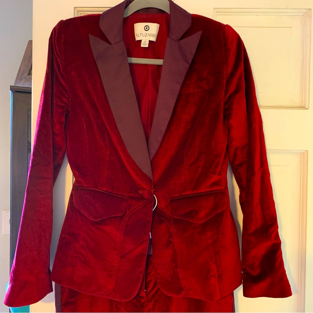 Altuzarra Velvet Suit